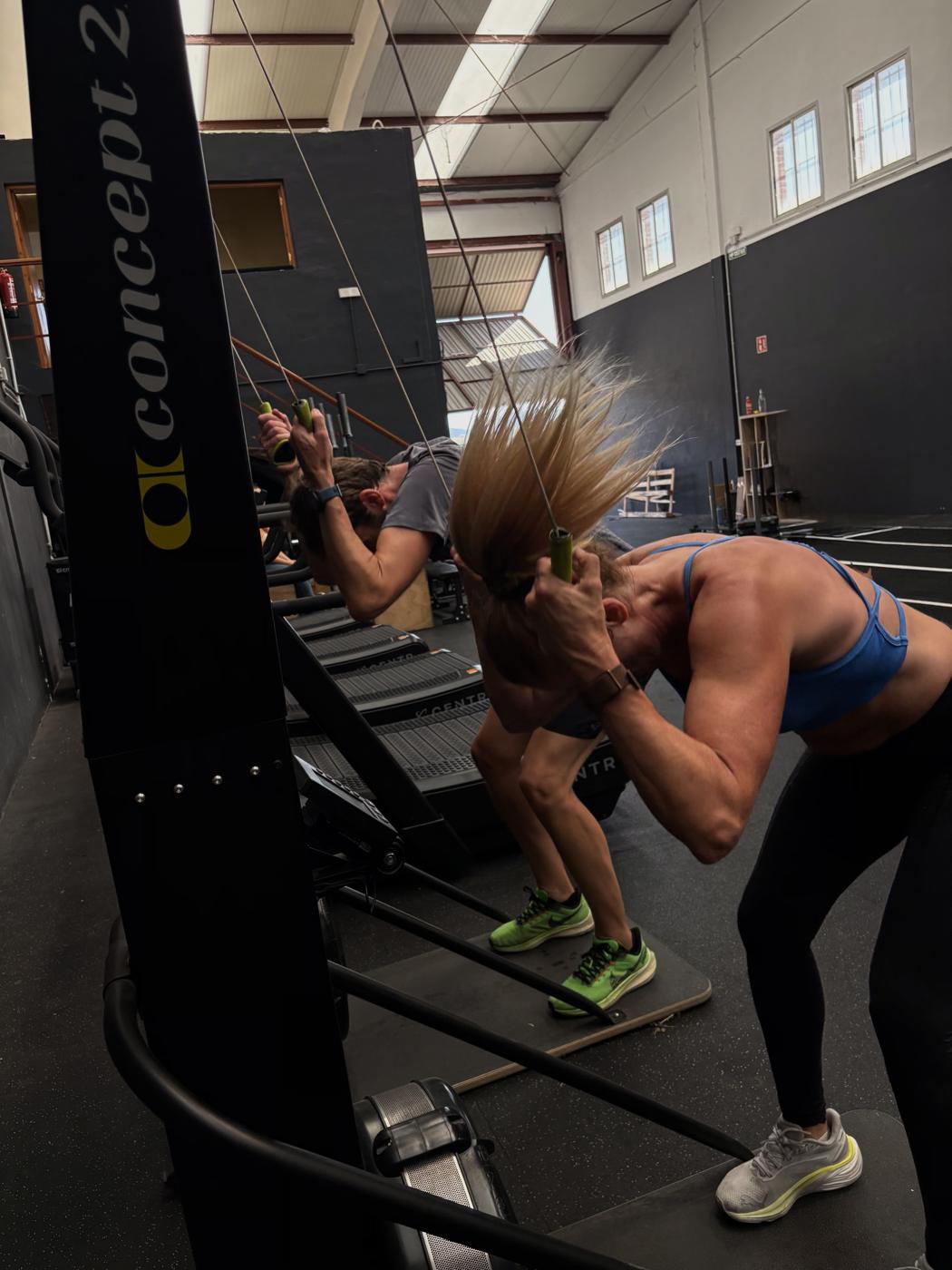 Entrenamiento intenso en SkiErg